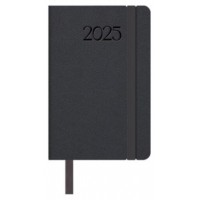 AGENDA 2025 MANHATAN SEMANA VISTA BOLSILLO 8,5 X 13 CM COLOR NEGRO DOHE 12871 - 25 (Espera 4 dias)